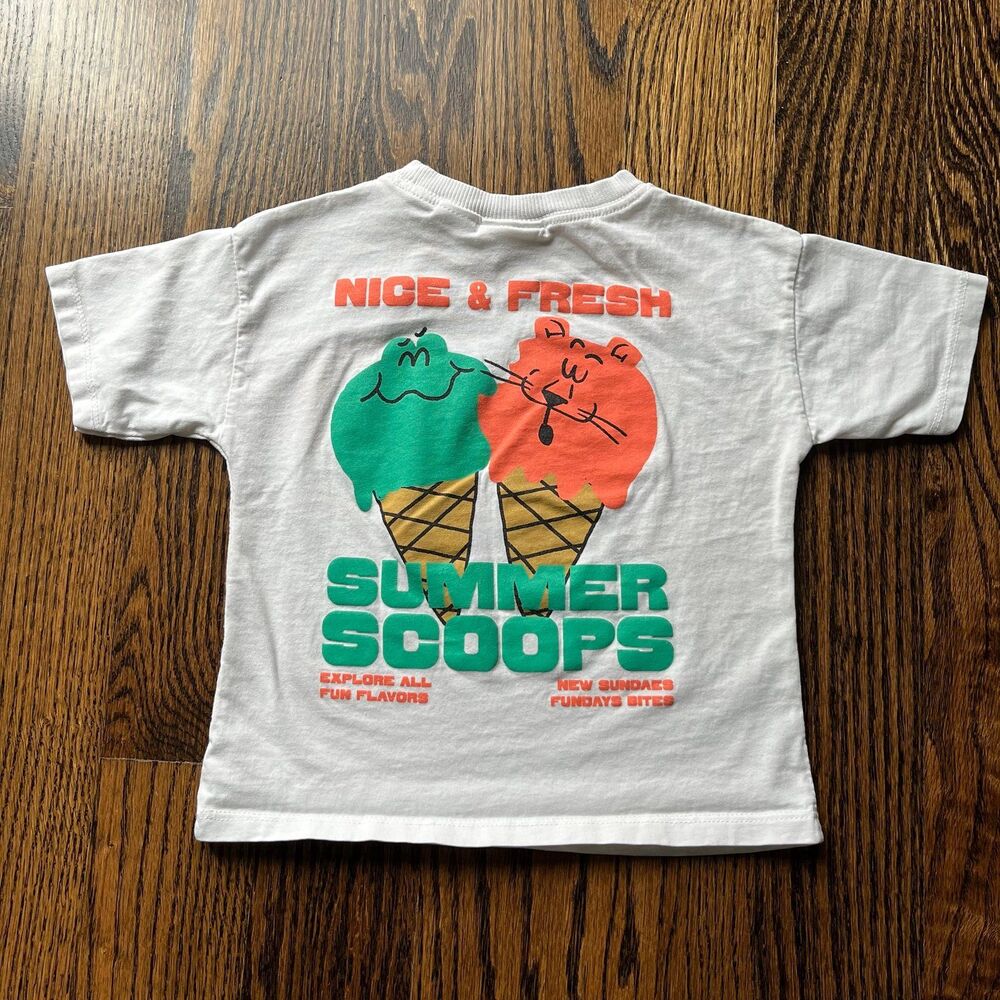 Zara Summer Scoops T-shirt (2Y)